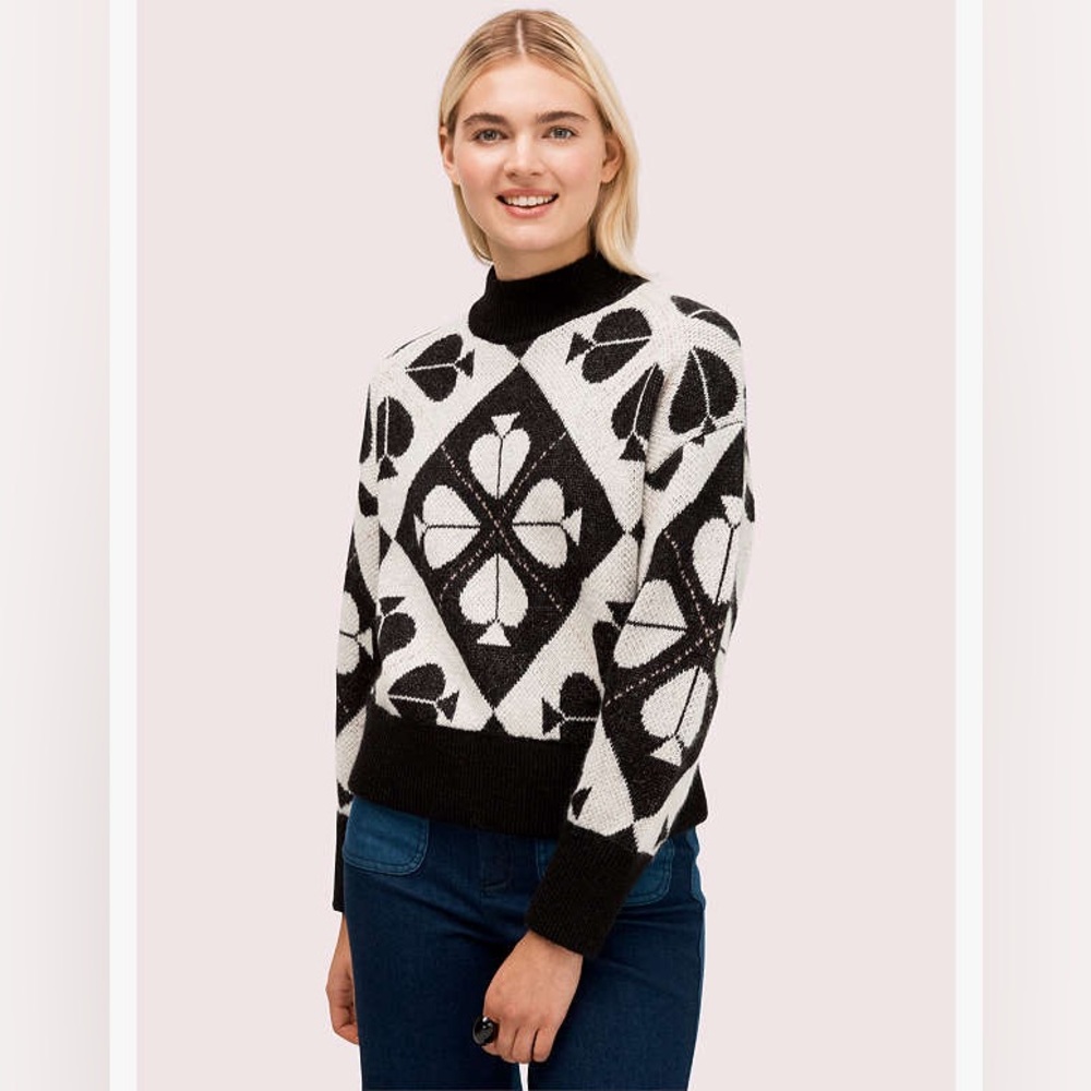 🔥🔥🔥NEW Kate Spade Spade Geo Sweater